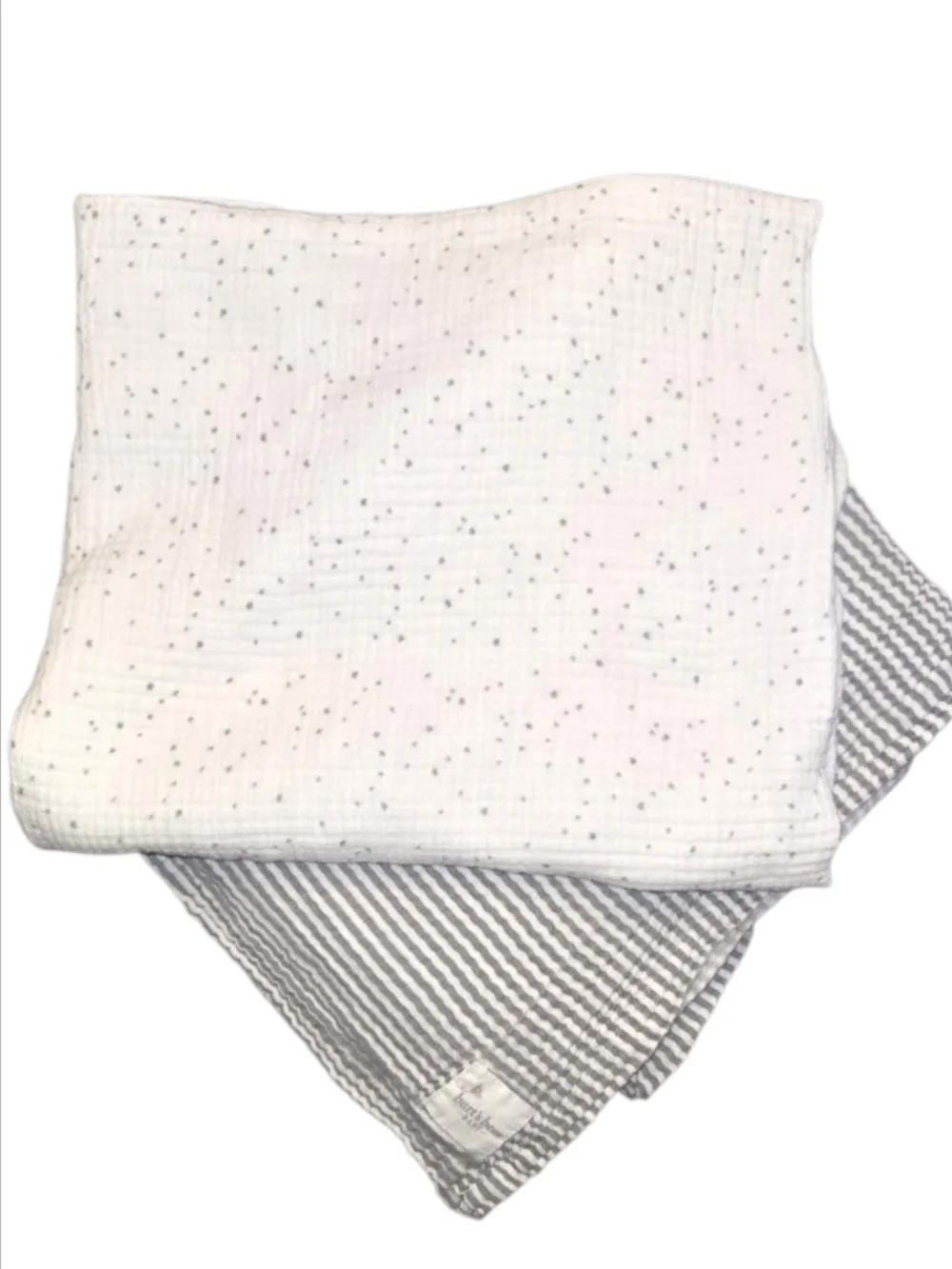 Burt’s Bees Baby organic cotton muslin swaddle blankets - Set Of 2